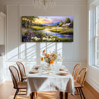 SERIMINO Large Wall Art Prints, Rural Landscape Wall Decor, Meadow Wildflower - Image 2