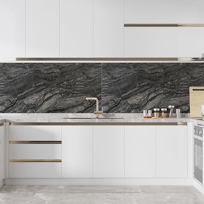 IZODEKOR 4 Pcs 24"x48" PVC Marble Wall Panels - Image 3