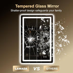 LED Bathroom Mirror, Smart Anti-Fog, Stepless Dimmable - Image 7