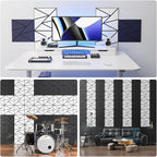 22 pack Acoustic Panels With Self-Adhesive, Sound Panels High Density, - Image 4