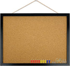 GDMINLO Black Cork Bulletin Board, 17.7 X 13.3 inches by GDMINLO