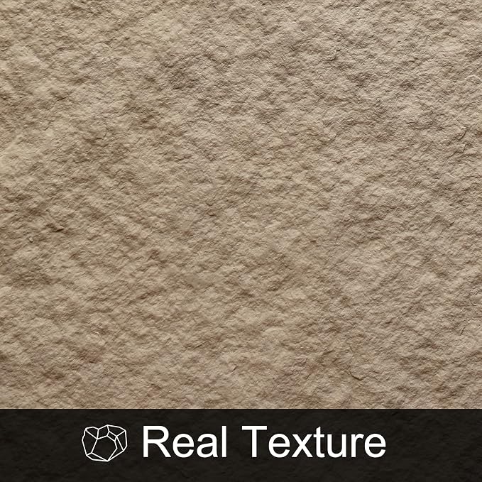 KASARO PU 3D Faux Stone Wall Panels, Cement Texture Accent - Image 7