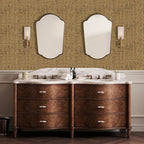 Grasscloth Peel and Stick Wallpaper 15.75x196.85inch Vintage Brown Removable - Image 4