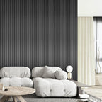 OUZUGIE WPC Acoustic Slat Wall Paneling, Living Room, TV Background, Study Room - Image 2