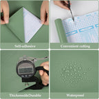 Wood Contact Paper Green Peel and Stick Wallpaper, Thickened No Tearing Vinyl - Image 4