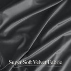 NICETOWN Grey Velvet Curtains 144 inches Long - Image 2