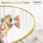 VooBang Round Mirror 36" Gold Wall Mounted Circle Mirrors Vanity Mirror - Image 3