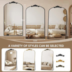 Antok Arched Full Length Mirror, Full Body Mirrors - Image 6