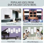 6 Pack Self-Adhesive Acoustic Panels, 15.75" X 31.5" X 0.47" Soundproof Wall - Image 7