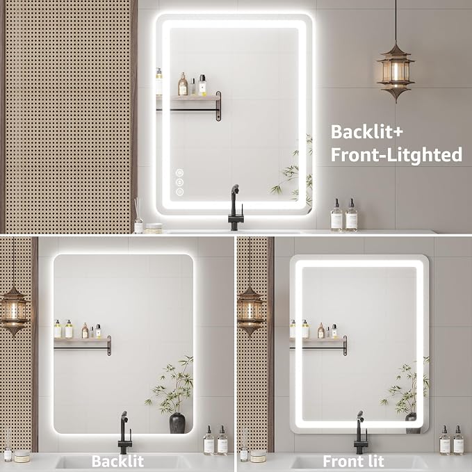 20"L x 28"W Led Bathroom Mirror - Image 7