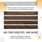 72 Inch Floating Shelves Set of 2, 8-in Deep High End Real Solid Wood Floating - Image 8