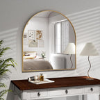 XRAMFY Arched Bathroom Mirror 32" x 34" - Image 4