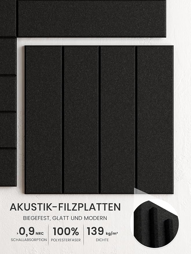 Bumusty Large Cork Board Alternative-36 x 24" Felt Bulletin Board Tiles - Image 3
