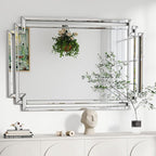 Rectangular Large Decorative Wall Mirror by AutdotWallMirrors