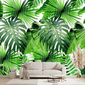 Tropical Green Botanical Leaf Wallpaper Bedroom Plant Mural Room Decor Living by WXHFM