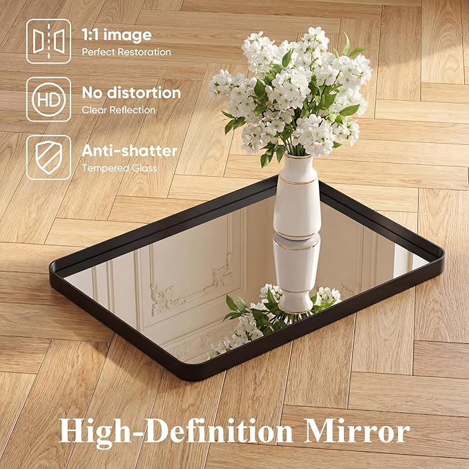 NEWBULIG 20X28 Inch Bathroom Mirror - Image 3