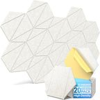 20 Pack Acoustic Panels with Self-Adhesive 12"X10"X0.4" Sound Proof Foam Panels by Unknown