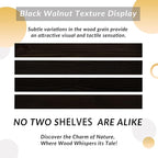 Wood Floating Shelves Set of 2, 36 Inch Long, 8 Inch Deep Solid Wood Wall - Image 8