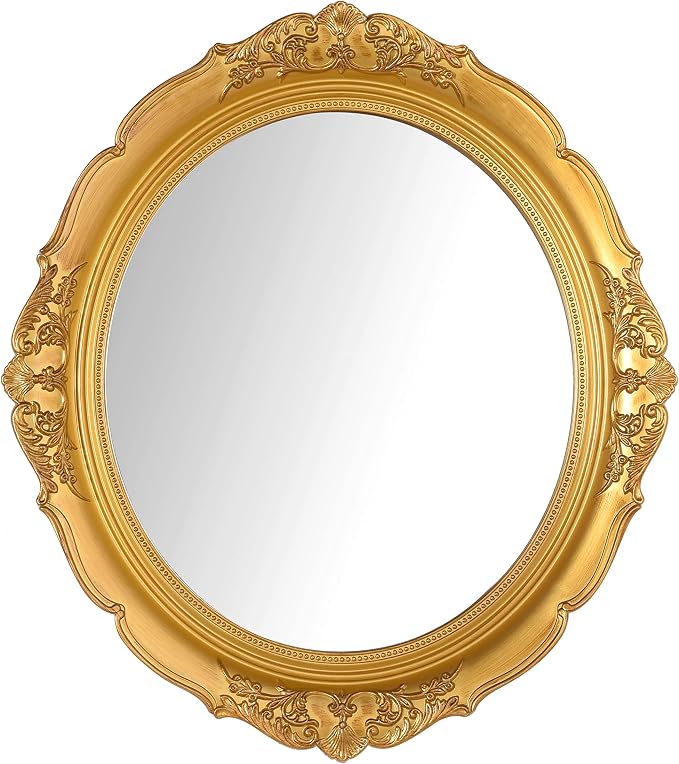 Eaoundm 13.1 x 14.8 inchs Decorative Wall Mirror, Vintage Hanging Mirrors by Eaoundm