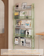 UMDONX Behind The Door Bathroom Shelf Narrow 5-Tier, Space-Saving Slim Storage - Image 7