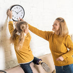 Inbagi 8 Pcs Wall Clock Bulk Large Silent Battery Operated Classroom Clocks - Image 3