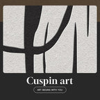 Framed Black and White Abstract Wall Art - Image 8