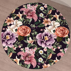 Laatse Purple Vintage Floral Wallpaper Peel and Stick Red Rose Peony Flowers - Image 5
