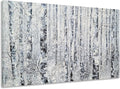 Yihui Arts Modern Birch Tree Canvas Wall Art by YihuiArts