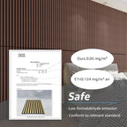 Art3d 4 Pack 47.2 x 23.6in. Wood Slat Acoustic Panels - Image 5