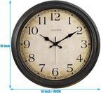 Crosstime 16 Inch Large Vintage Wall Clock - Image 2