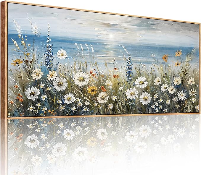 SERIMINO Floral Wall Decor, Extra Large Wall Art by SERIMINO