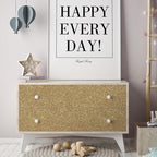 CHIHUT 15.7''x236'' Champagne Gold Glitter Contact Paper Peel and Stick Glitter - Image 3