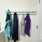 SKOLOO Coastal Coat Rack Wall Mount-38-1/8 Beach House Entryway Wooden Coat Hook - Image 5