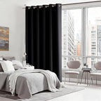 RYB HOME Blackout Thermal Insulated Curtains, Portable Curtain - Image 3