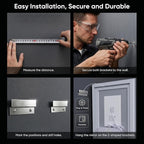 Antok 32"x 48" LED Bathroom Mirror - Image 8
