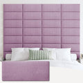 IFNOW Upholstered Wall Mounted Headboard, 3D Soundproof Wall Panels Peel and by IFNOW