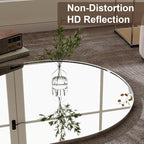 GLSLAND-34 x76 Arched Full Length Mirror-Oversize Floor Mirror Aluminum Alloy - Image 3