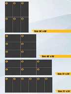 PBHEPJ 6 Pcs Metal Pegboard Panels, Heavy Duty Peg Boards - Image 4