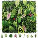 Artificial Grass Wall Panels, UV-Anti Fake Greenery Plant Boxwood Panels by Unknown