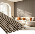 EVERECO 6 Pack Wood Slat Acoustic Wall Panels 92.5" × 7.87", 3D Sound Absorbing by Unknown