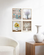 HAUS AND HUES Farmhouse Bouquets Set of 4-16x20 - Image 5