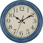 Foxtop 12 Inch Wall Clocks Battery Operated Silent Non-Ticking Classic Vintage by Foxtop