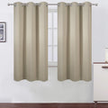 LEMOMO Beige Thermal Blackout Curtains/42 x 63 Inch/Set of 2 Panels Room by Lemomo