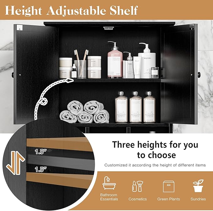 Bathroom Wall Cabinet, Bathroom Cabinet Wall Mount - Image 4