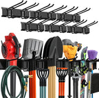 TIDYME Garage Wall Organizer | 96" Heavy-Duty Tool Storage Rack | Adjustable - Image 8