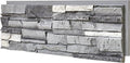 Faux Stone Wall Panels 1-Pack PU Stone Veneer Siding, Mortarless Faux Rock by Wallwell