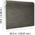 RoomMates Dimensional Grasscloth Peel and Stick Wallpaper, RMK12685PLW - Image 6