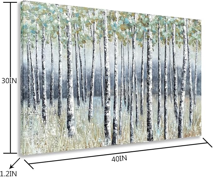 Yihui Arts Aspen Tree Paintings - Image 2