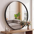 DUMOS 30-Inch Round Wall Mirror, Bathroom Wall Circle Mirror by DumosLifestyle