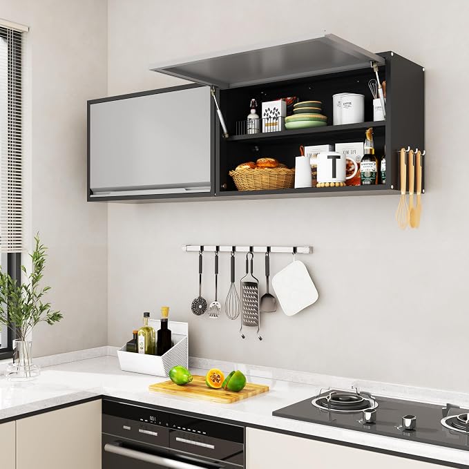 Garage Wall Cabinet, Floating Metal Wall Cabinet - Image 9